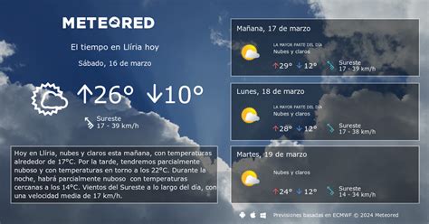 tiempo en lliria 14 dias|The weather in Llíria, Valencia